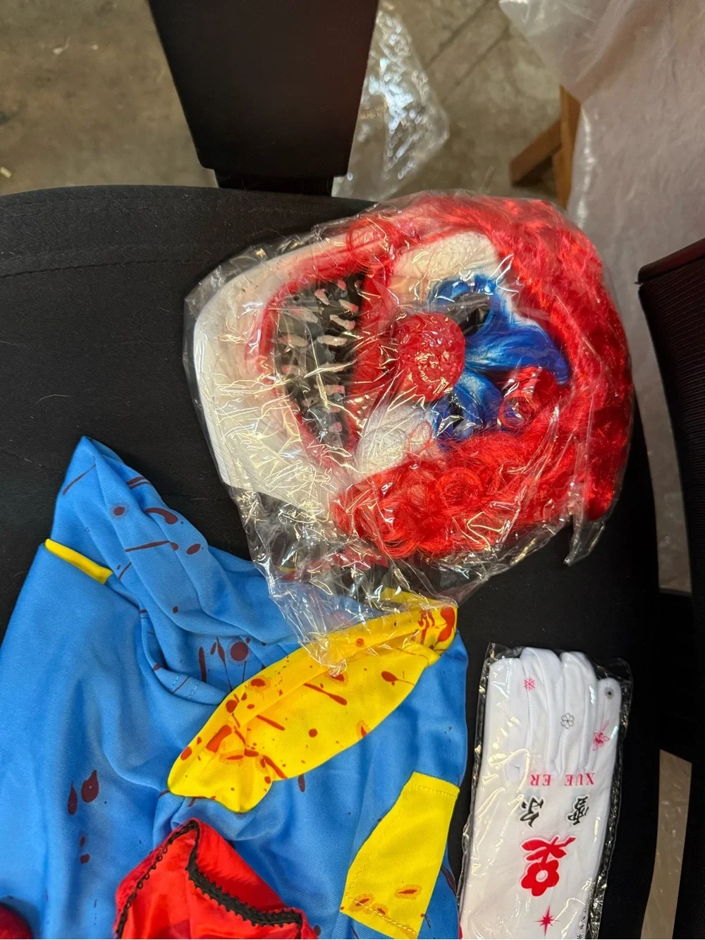 Kids Creepy Scary Clown Costume